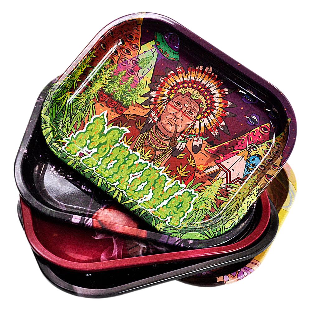 Cartoon Pattern Printing Cigarette Rolling Tray