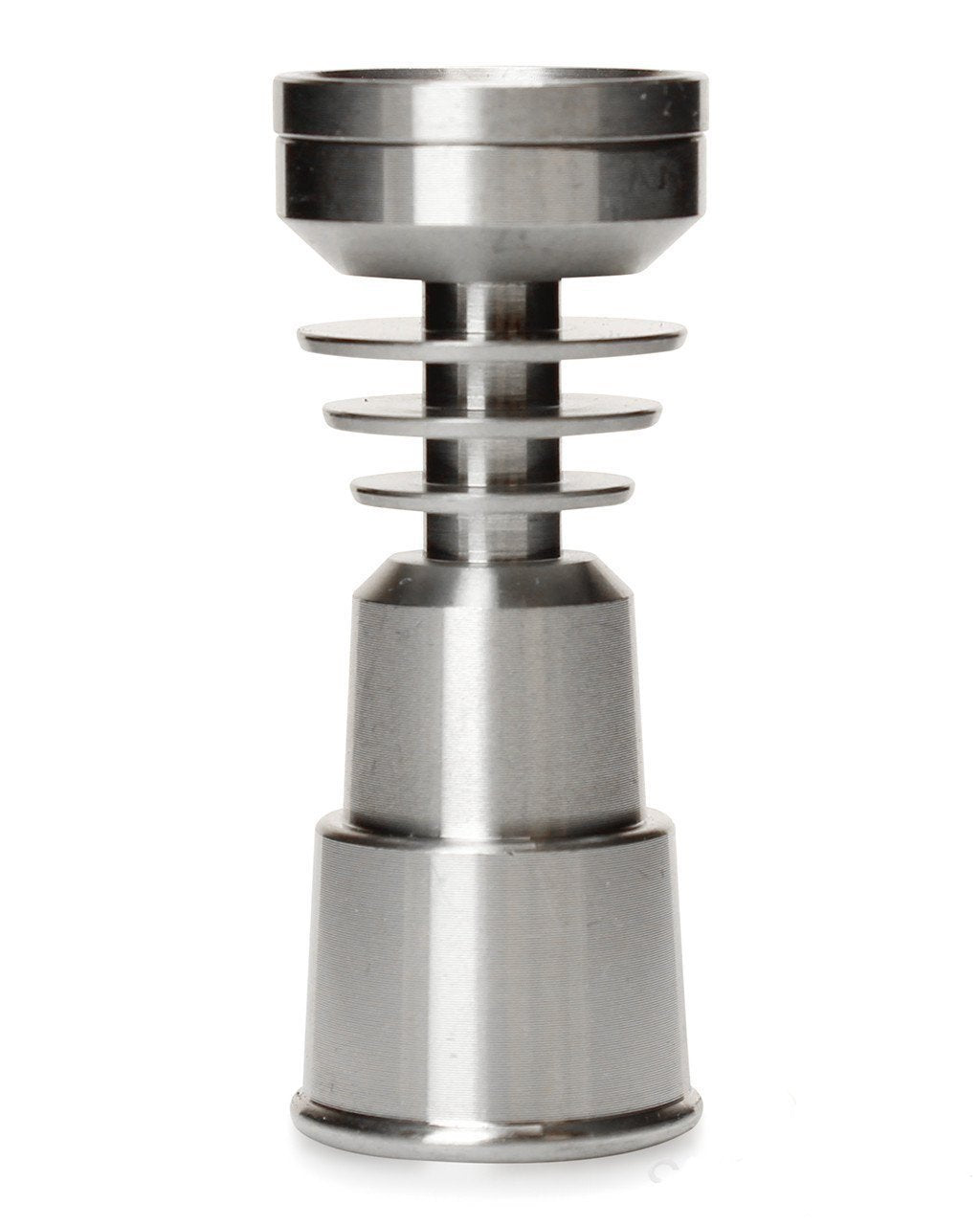 14mm18mm Female GR2 Titanium Domeless Nail w/ Dab Plate