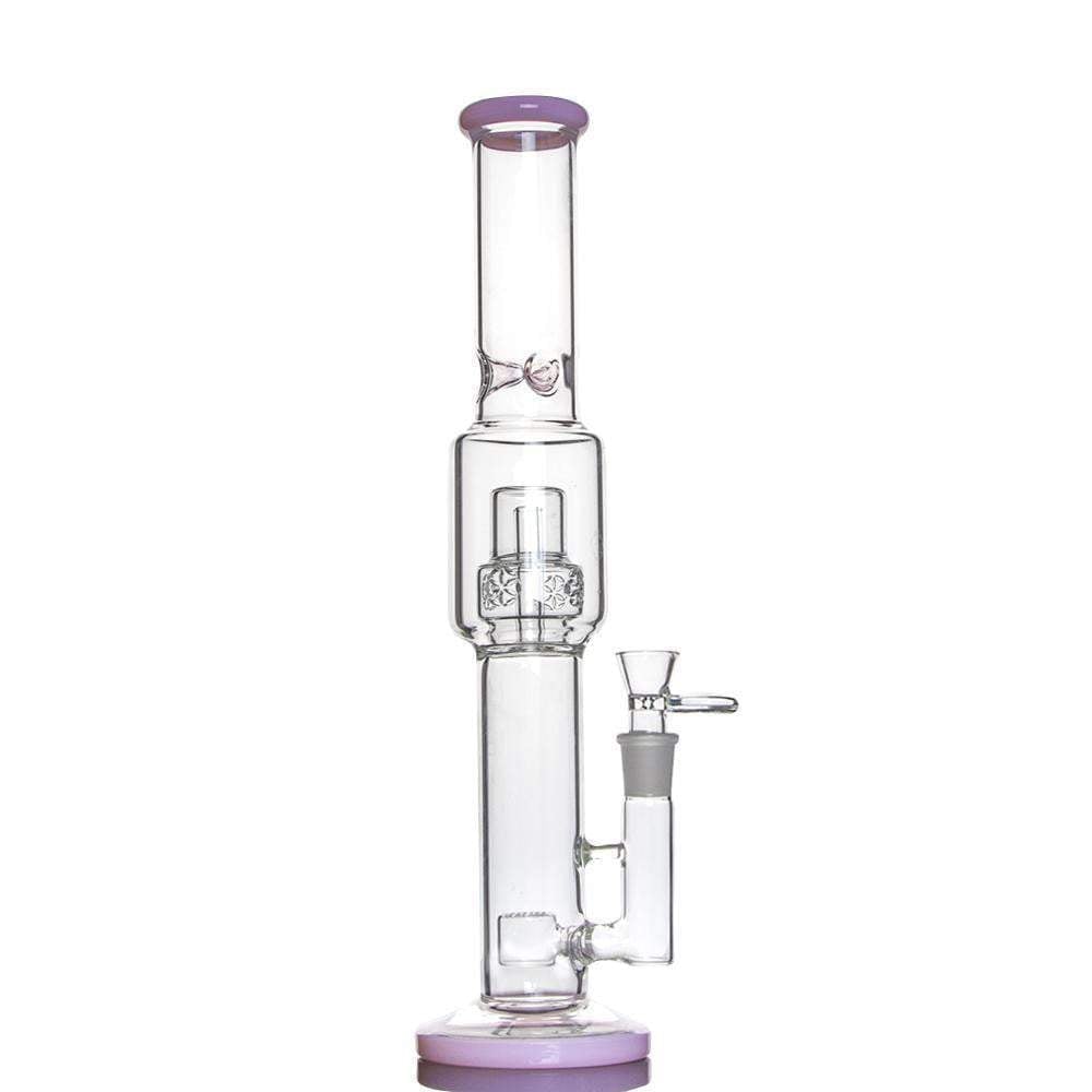 16 inch Glass Bong with Flower of Life perc to Matrix perc 18.8mm