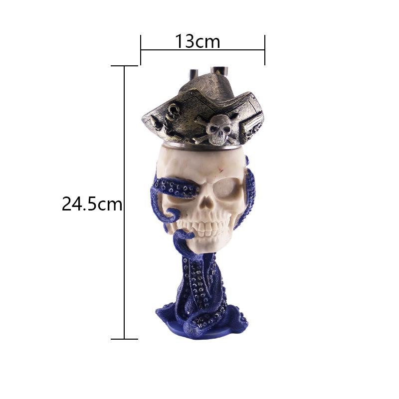 Skull Resin Bong Halloween Hookah