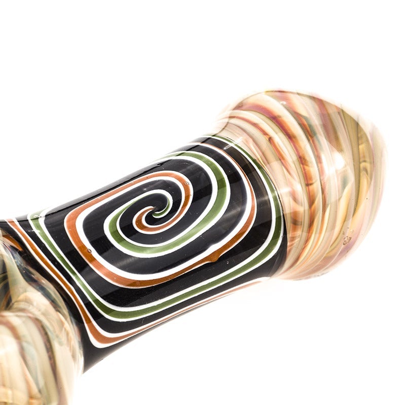 Swirl Patent Glass Spoon Pipe