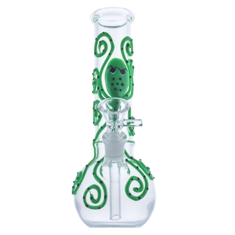 7 Octopus Pattern Glass Bong