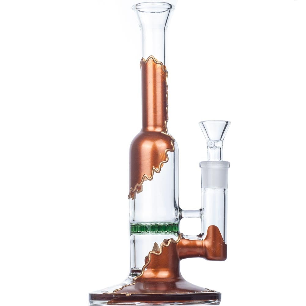 9 Straight Tube Honeycomb Bong