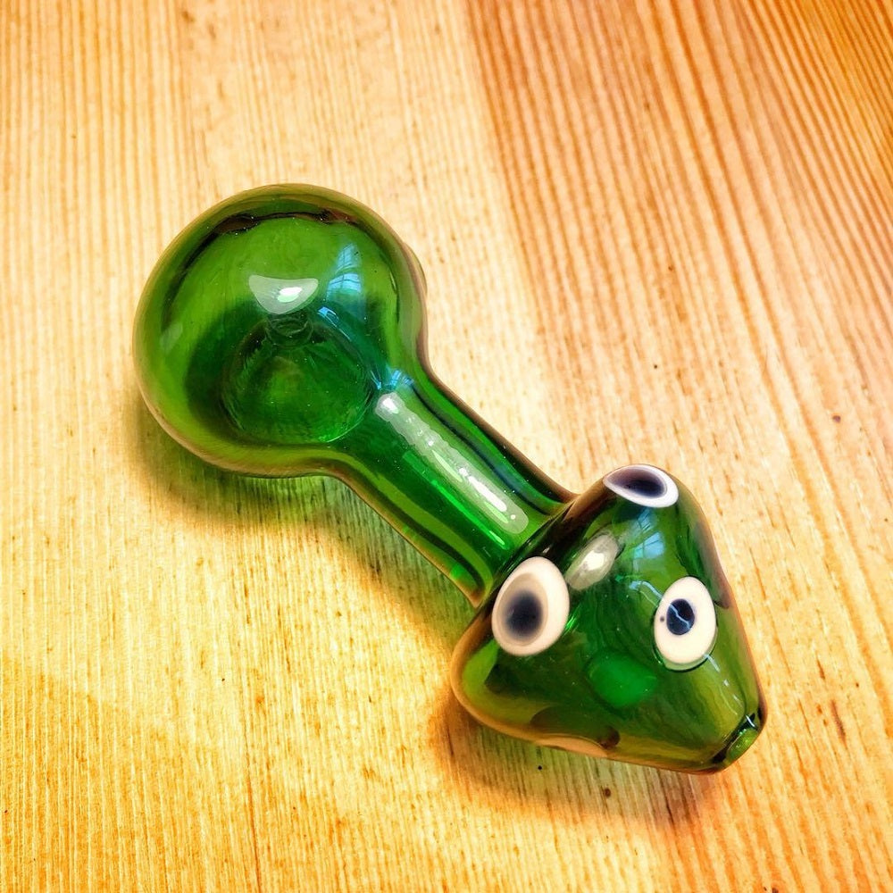 Mini Mushroom Glass Pipe w/ Mushroom Mouthpiece
