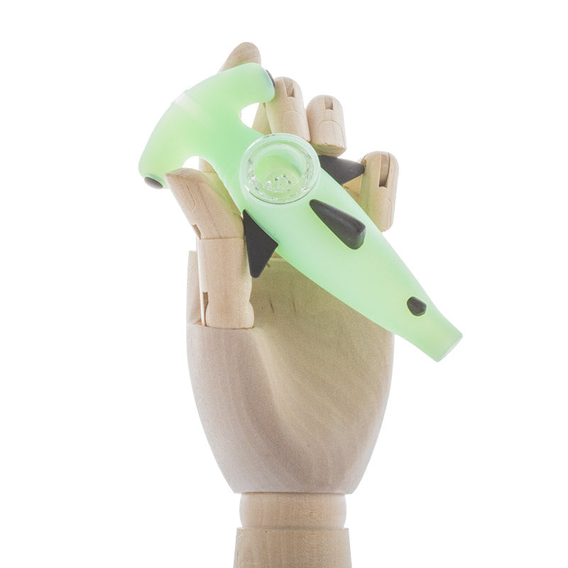 Shark Silicone Hand Pipe (Random Color)