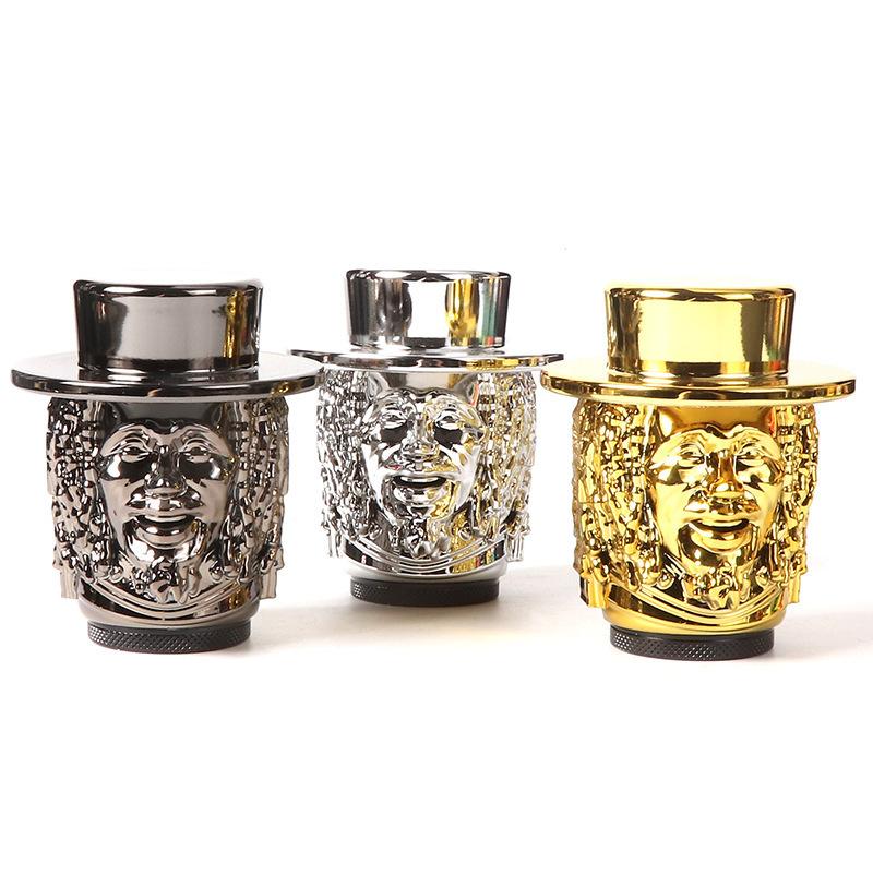 76mm 3 Layer Bob Marley Herb Grinder
