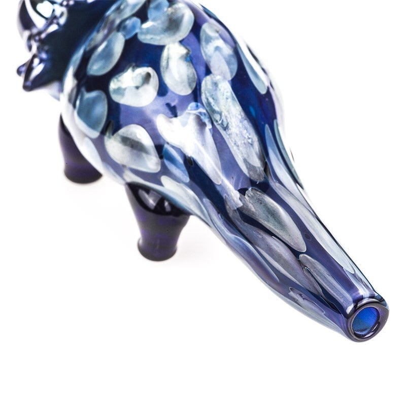 Triceratops Theme Glass Pipe