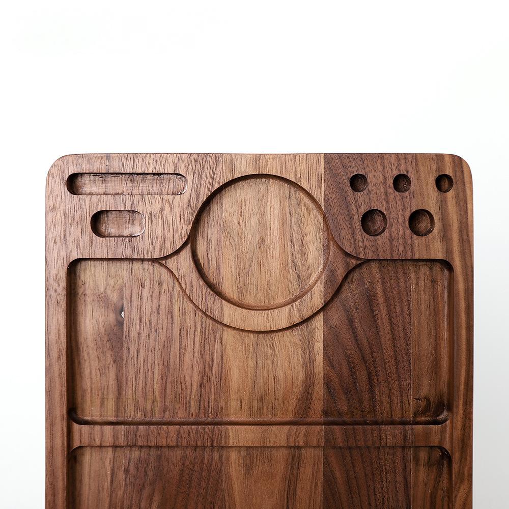 Wood Walnut Straw Tobacco Rolling Tray
