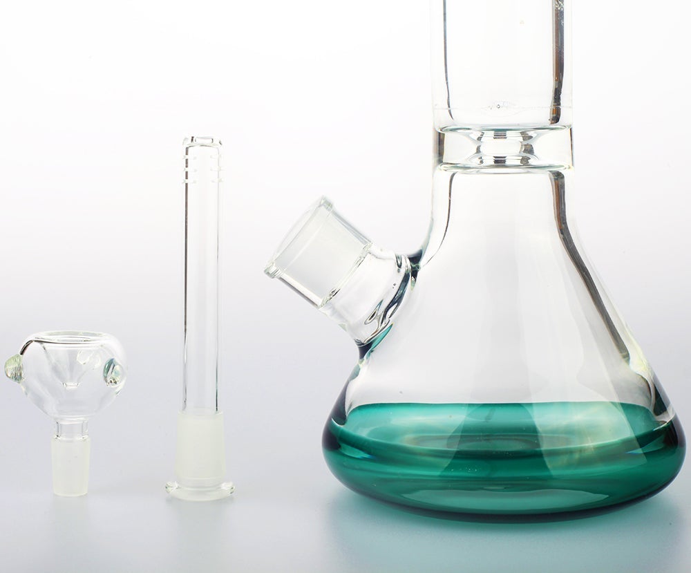 7mm Extra Thick Beaker Glass Bong W/ Ice Catcher