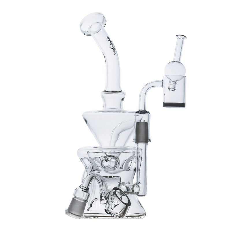Swiss Perc Heady Dab Rig Set w/ Quartz Banger Carb Cap