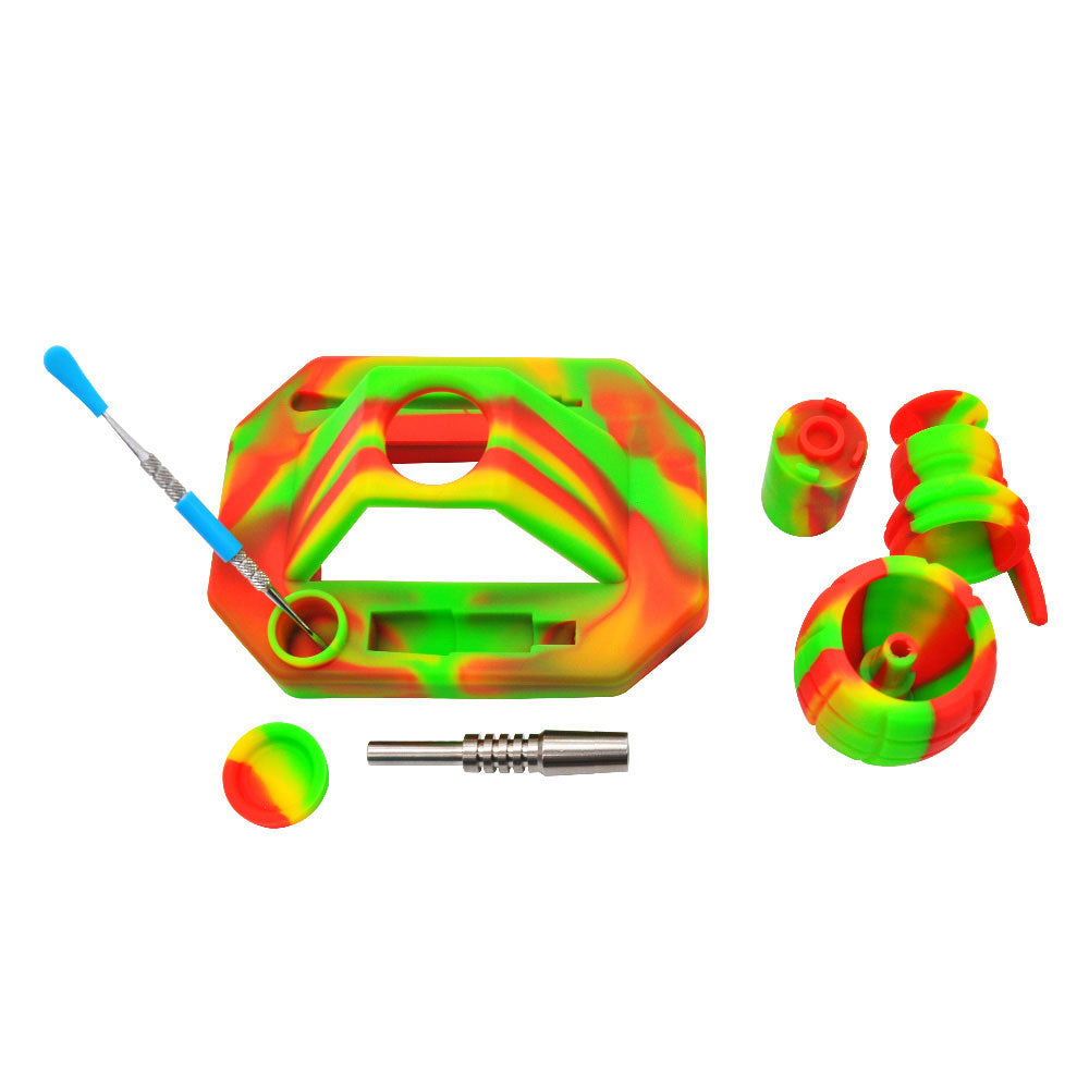 Hand Grenade Silicone Dab Straw