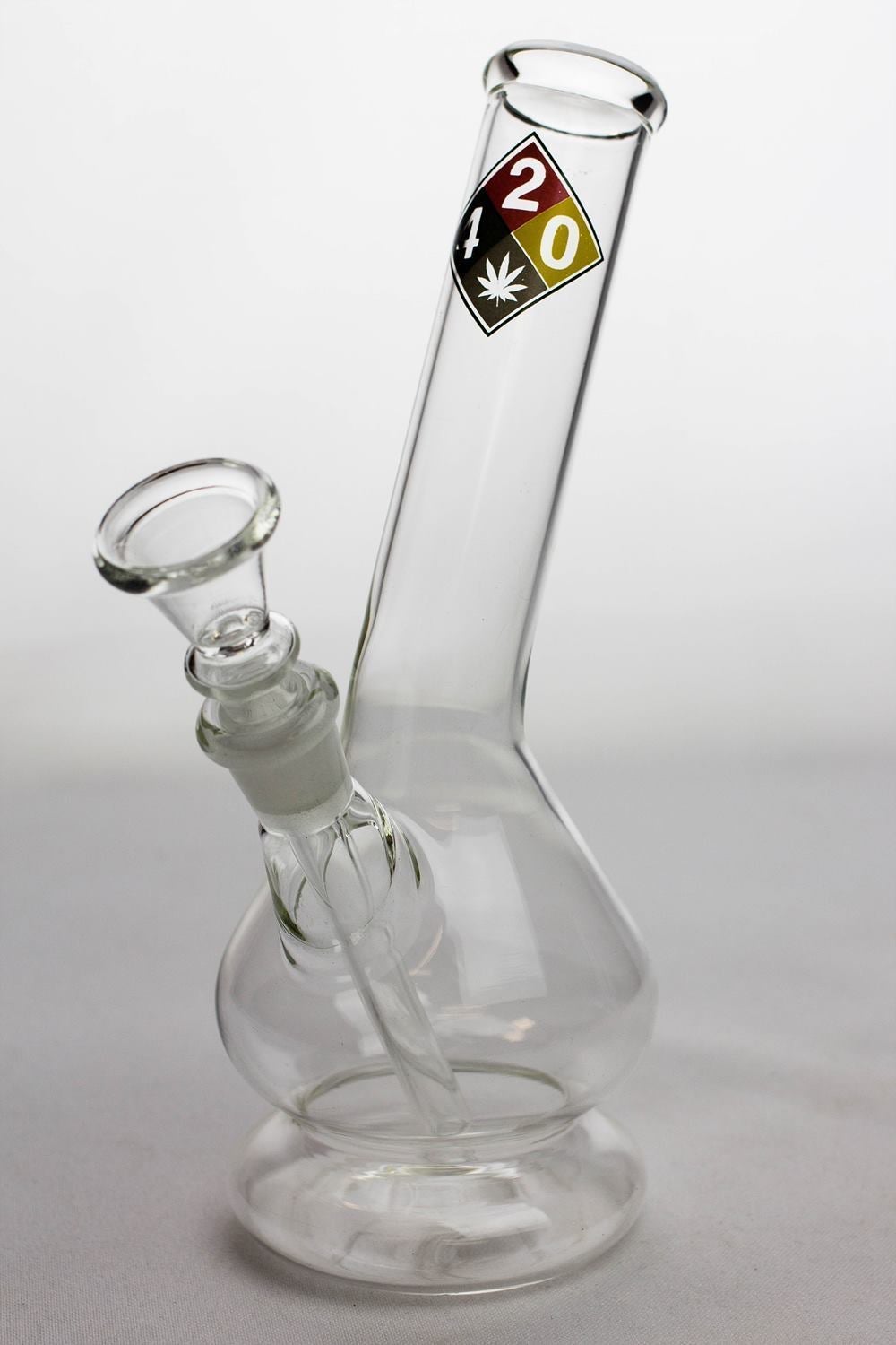 8 glass water bong with bowl stem