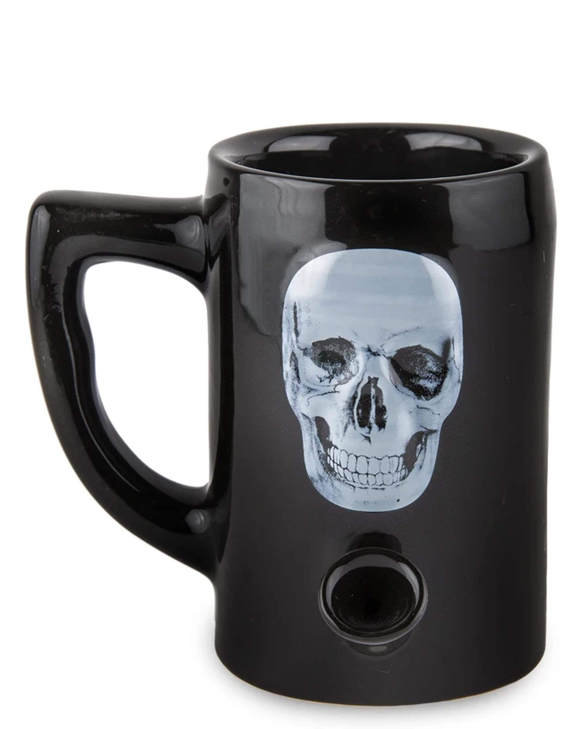 Skull Decal Pipe Mug