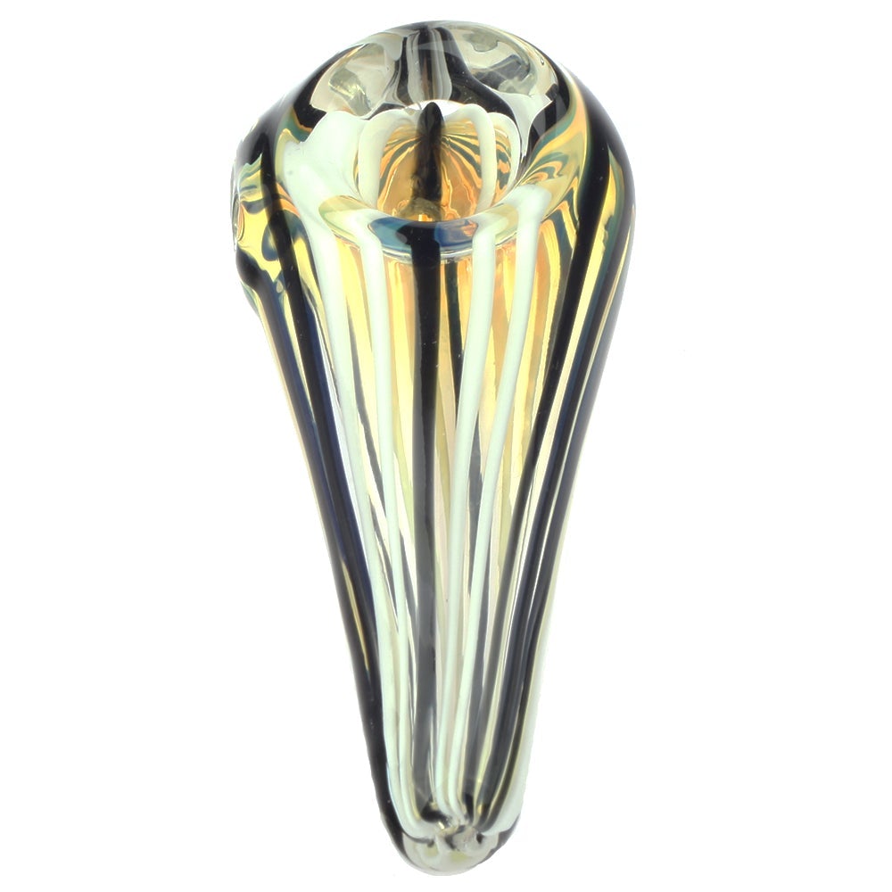 3.3 Mini Fumed Glass Cone Shaped Spoon Pipe