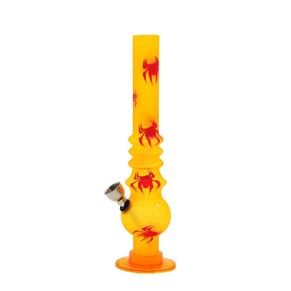 8 Spider Pattern Acrylic Bong(Random Color)