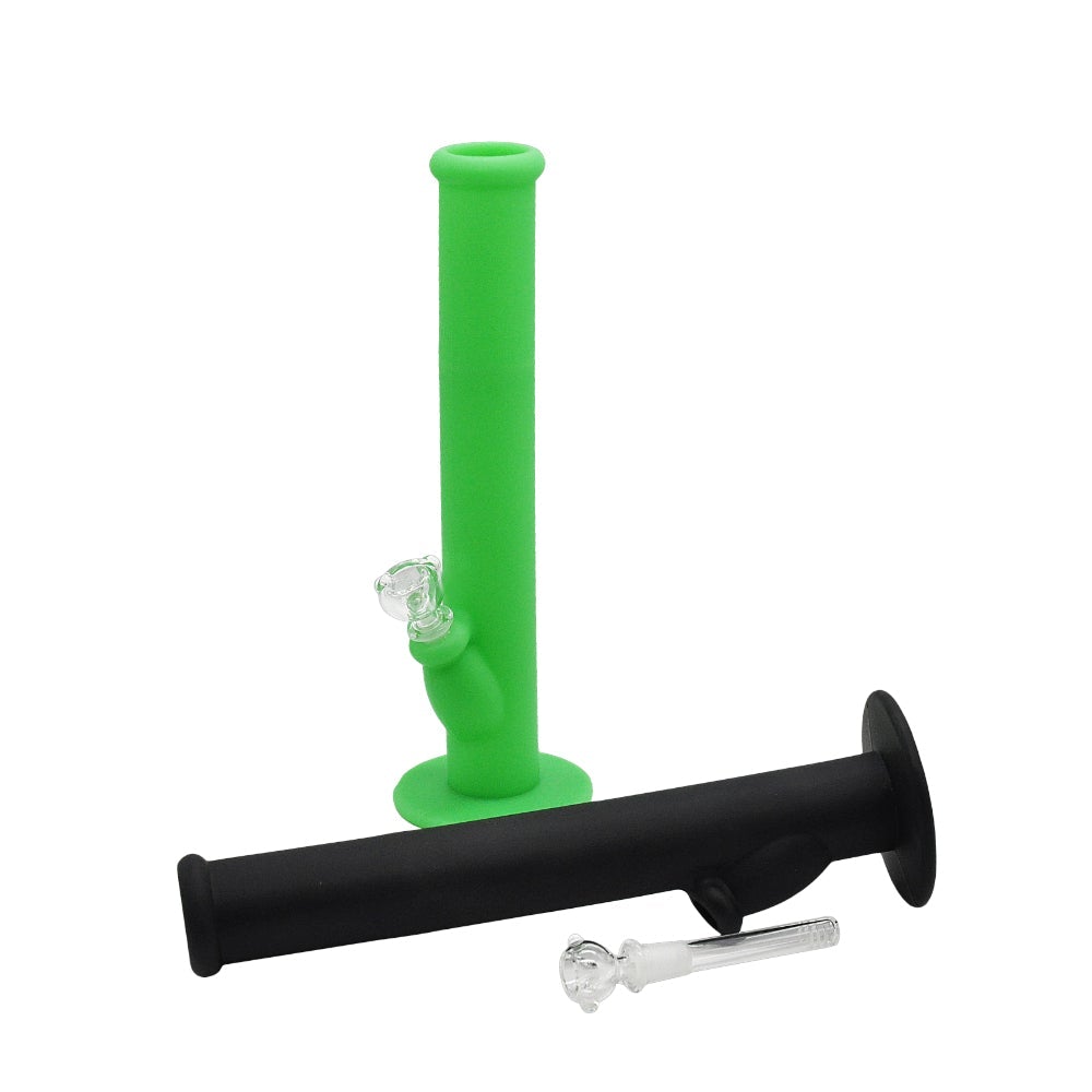Straight Tube Silicone Bong
