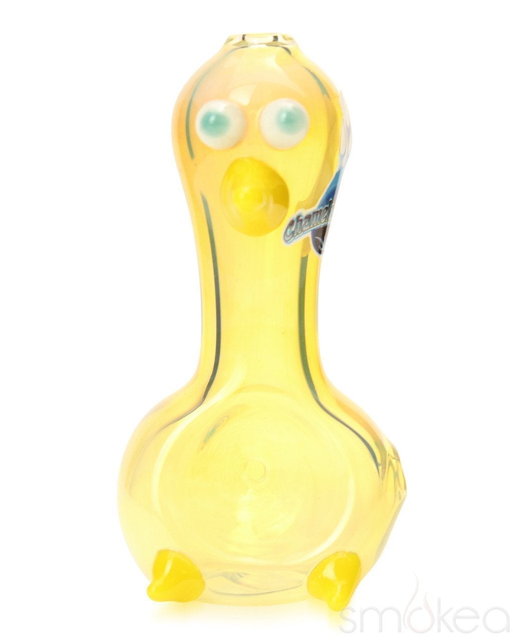 Chameleon Glass Fumed Ugly Duckling Bird Hand Pipe