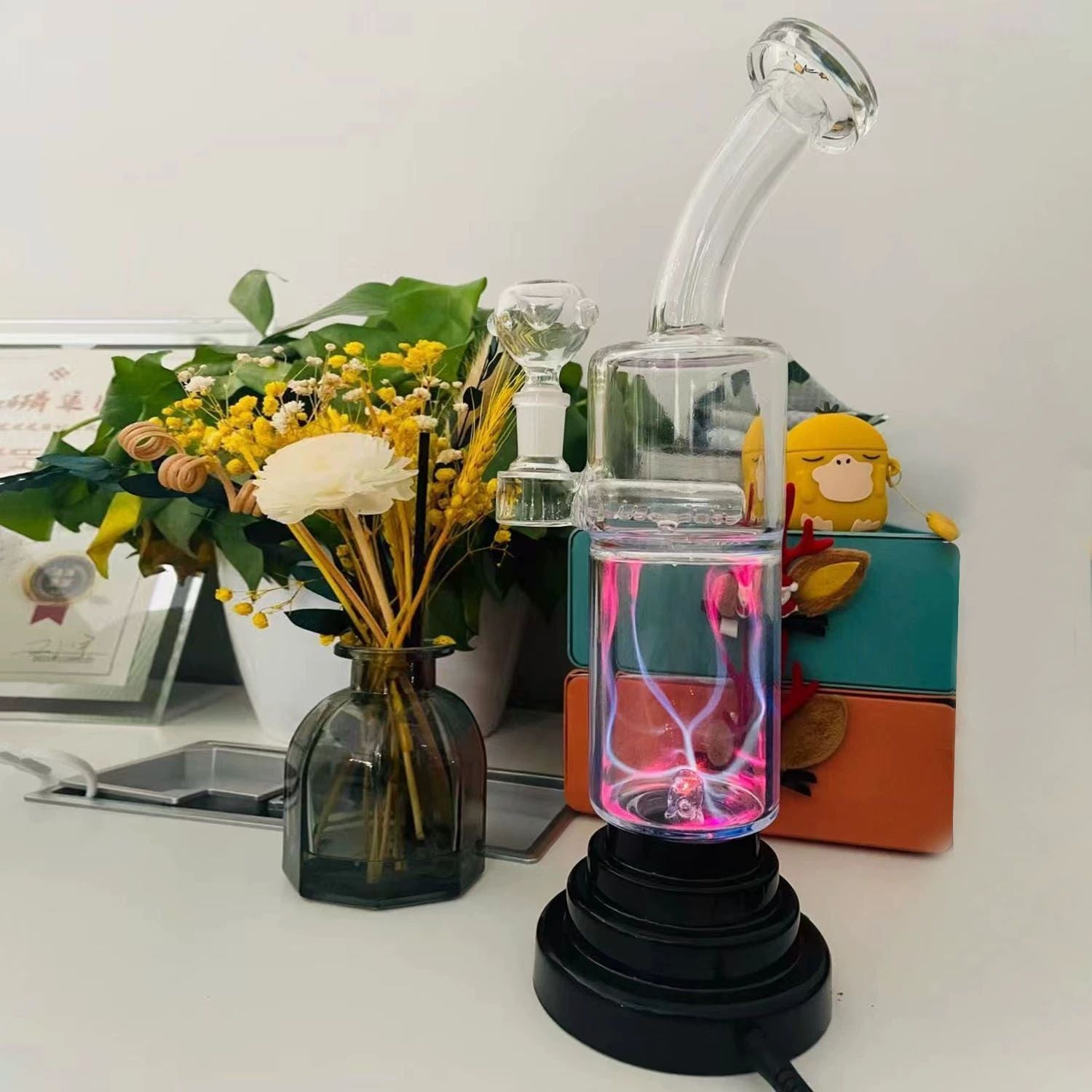 Plasma Touch-Sensitive Flashing Water Pipe Set