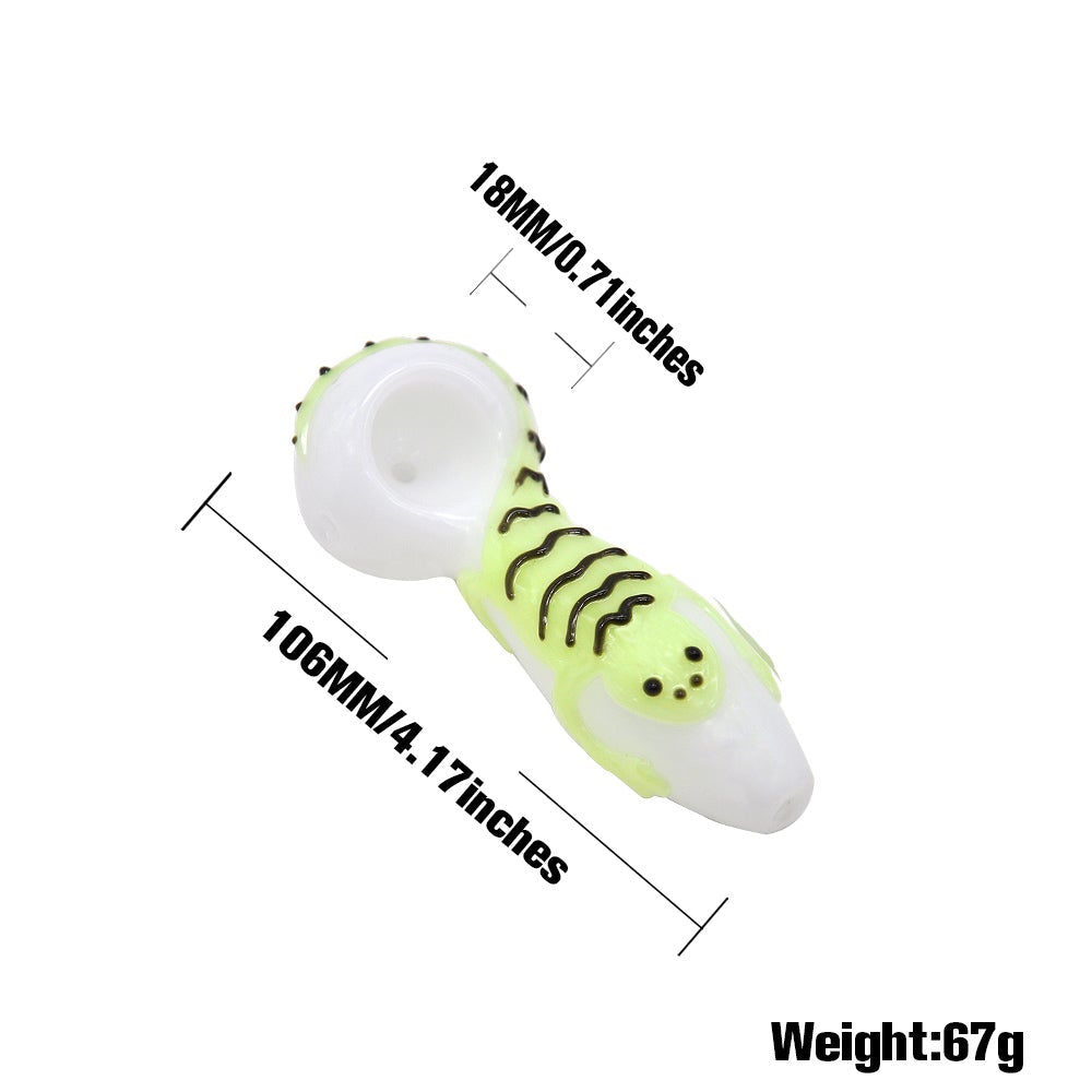 Gecko Glass Spoon Pipe