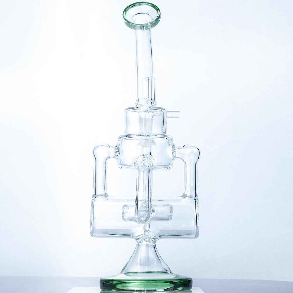 9 Heady Recycler Wax Rig