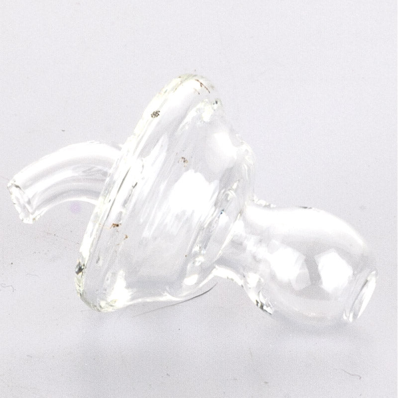 Clear Disc Glass Carb Cap