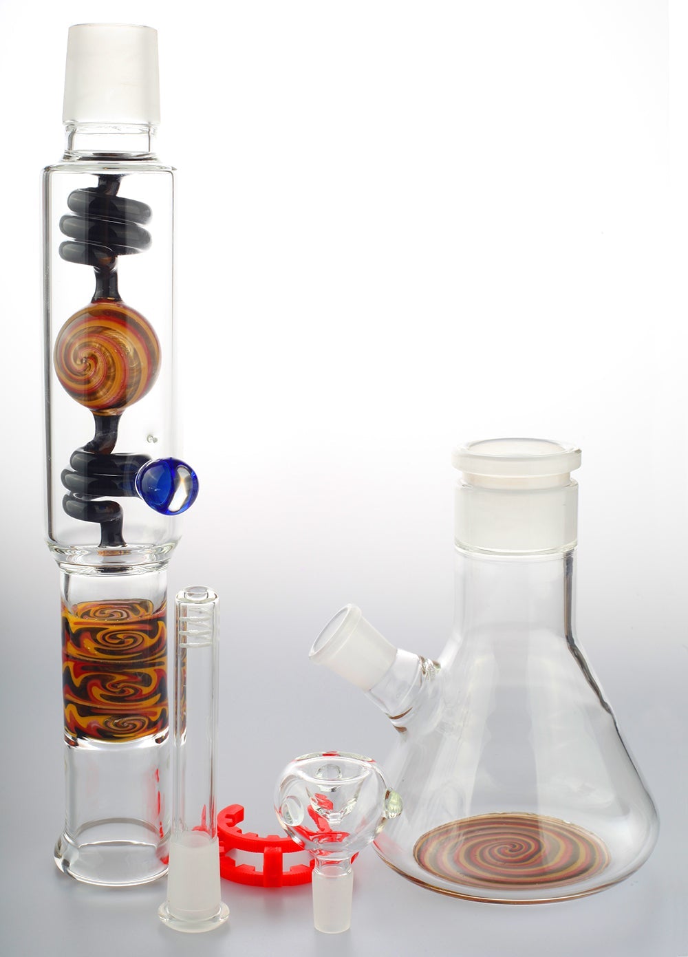 18 Heady Perc Two Part Beaker Bong