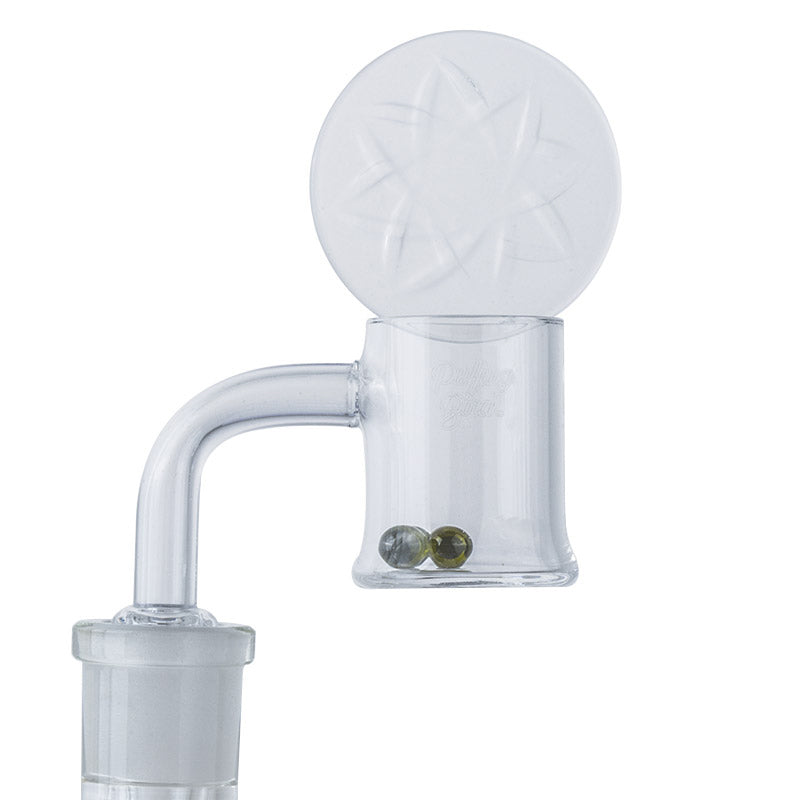 Pinwheel Quartz Channel Cap 40mm