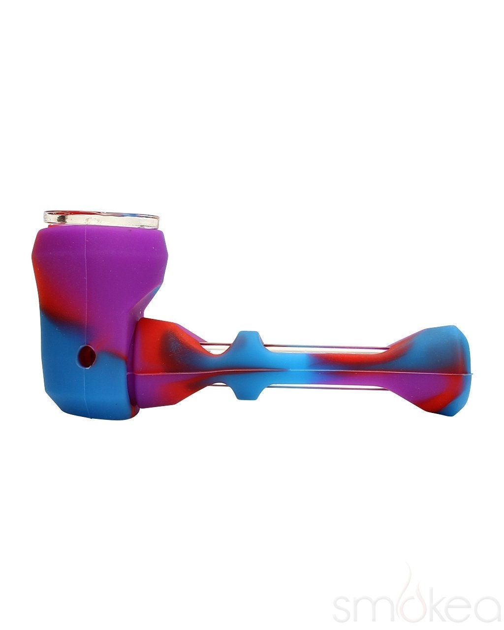 SMOKEA Silicone/Glass 2-in-1 Pipe & Chillum