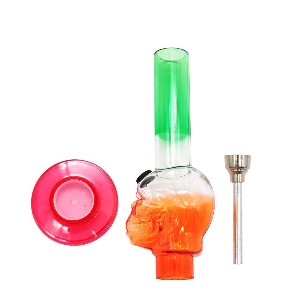 6 Skull Acrylic Bong(Random Color)