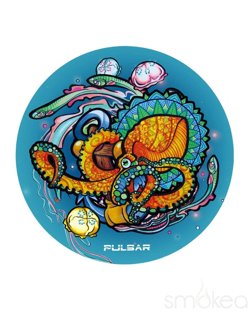 Pulsar 10 Psychedelic Octopus Beaker Bong