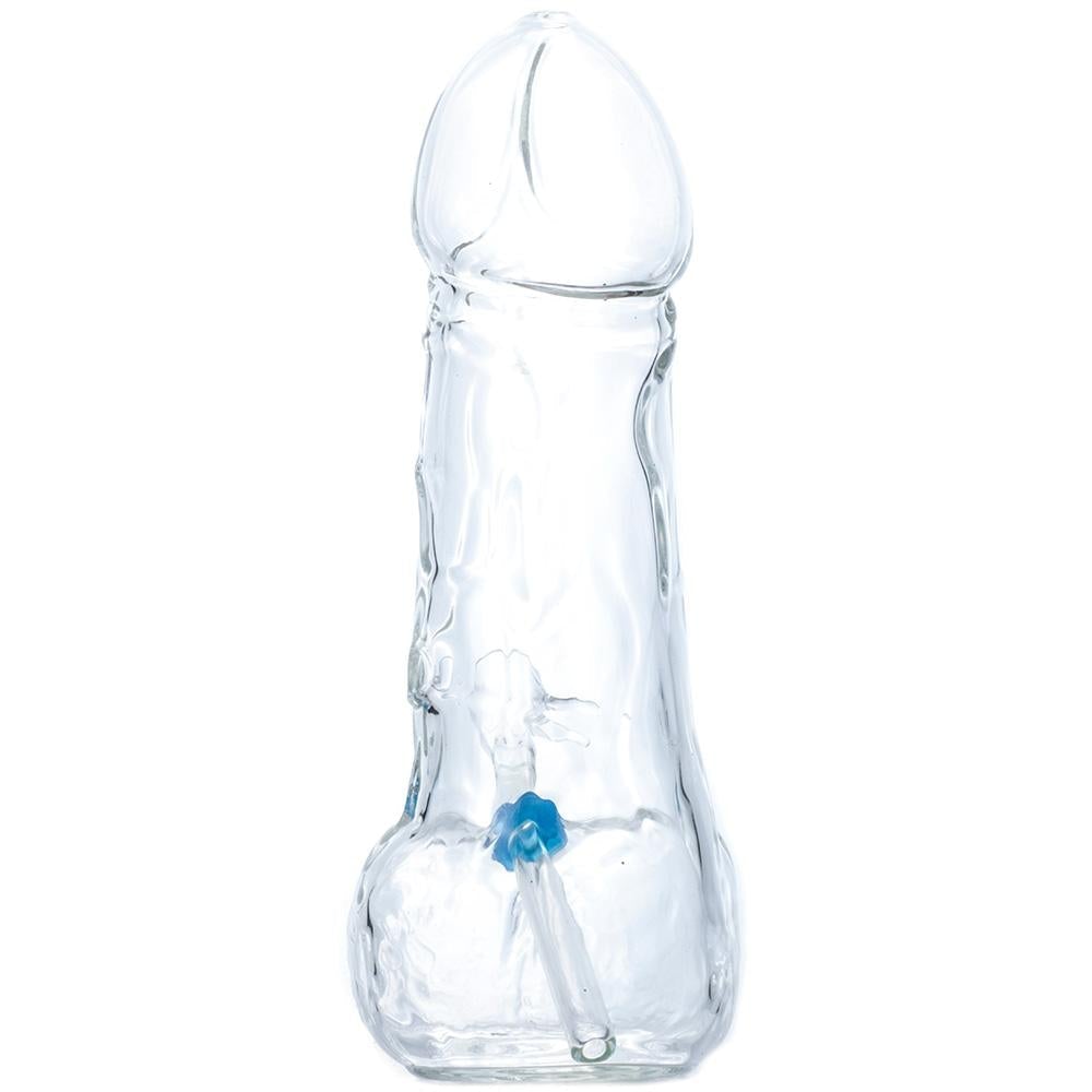 Mini Matrix Perc Dab Rig and Penis Novelty Glass Bong Set