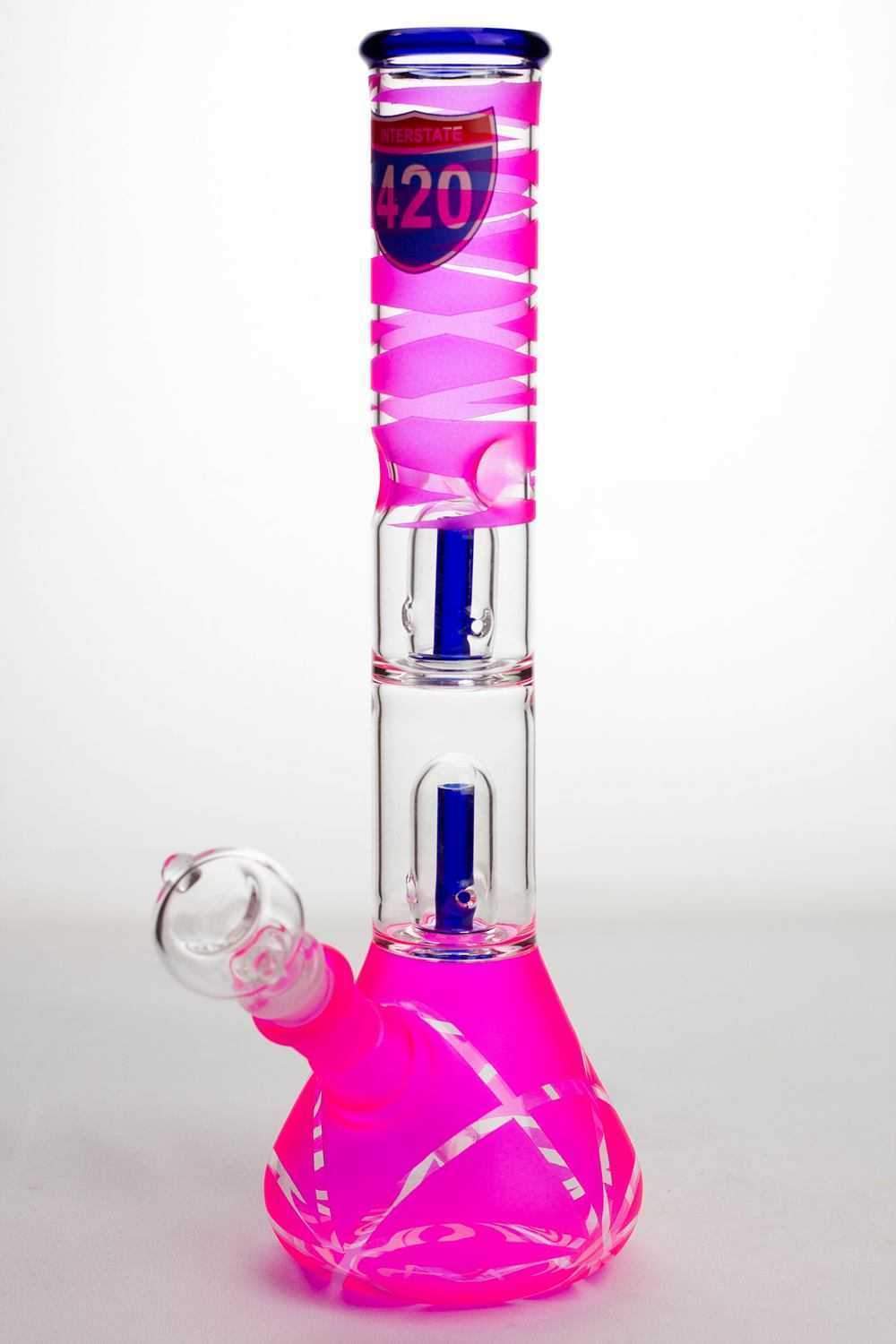 12 infyniti double shower head beaker Bong