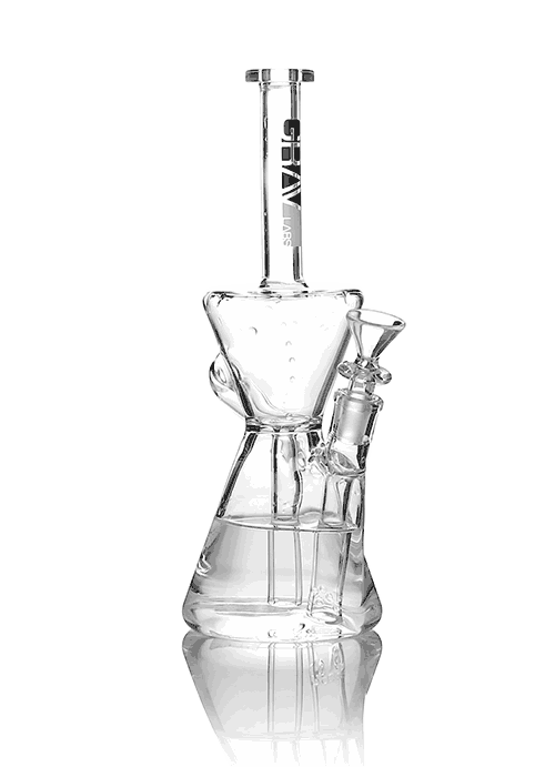 GRAV 10 Hourglass Recycler Bong