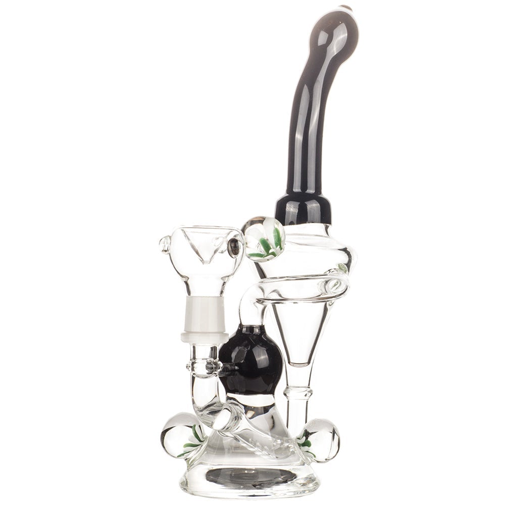 8 Heady Flower Pendant Recycler Dab Rig
