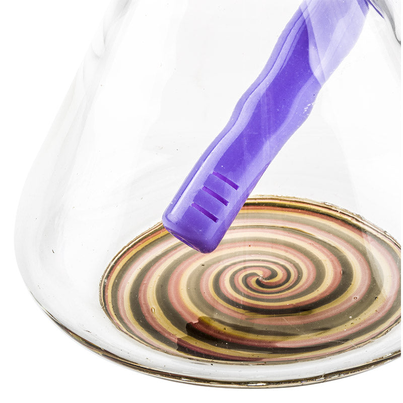 4.7 18mm To 14mm Acrylic Slitted Diffuser Downstem (Purple)