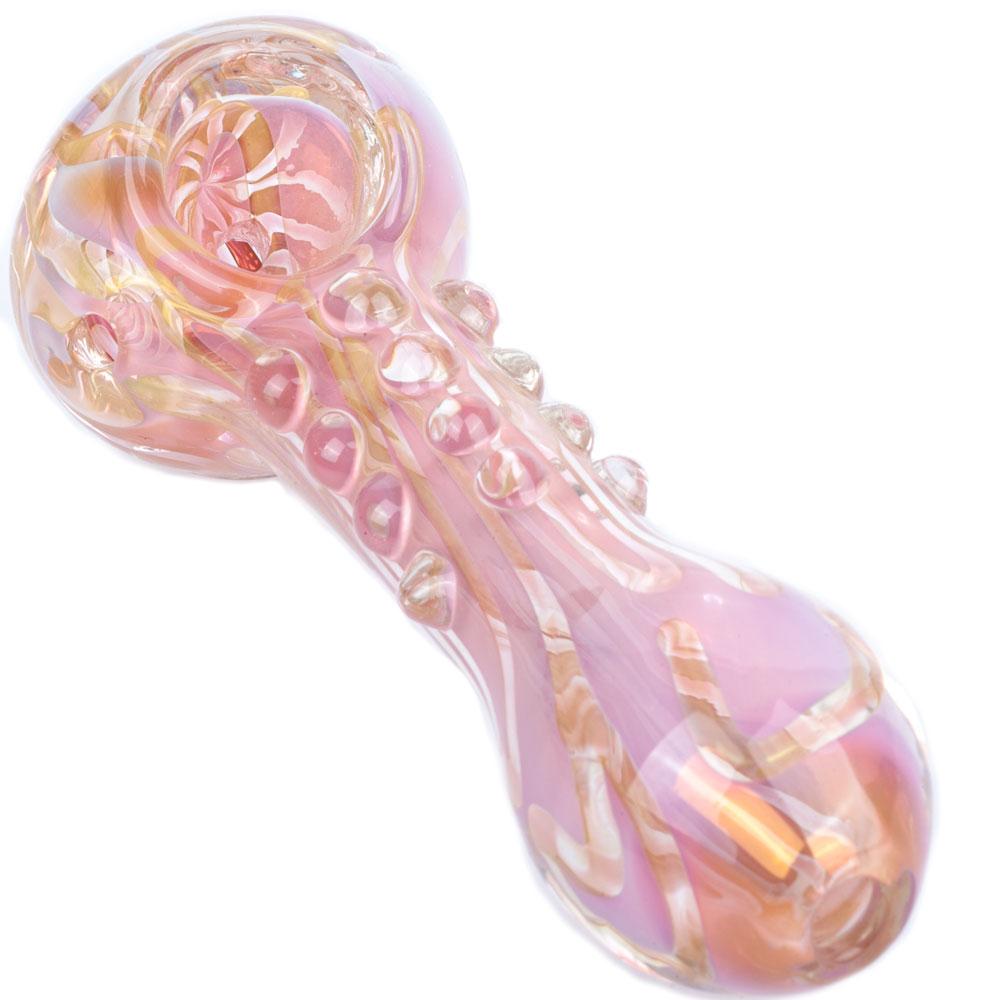 Recycler Showerhead Dab Rig w/ Pink Girly Fumed Glass Pipe Set
