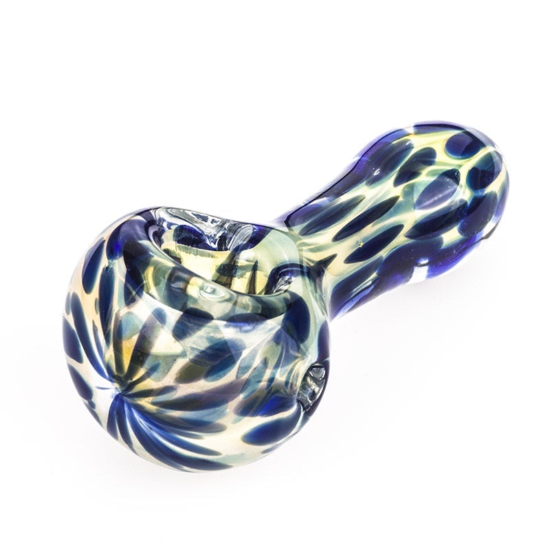 Spotted Glass Spoon Pipe