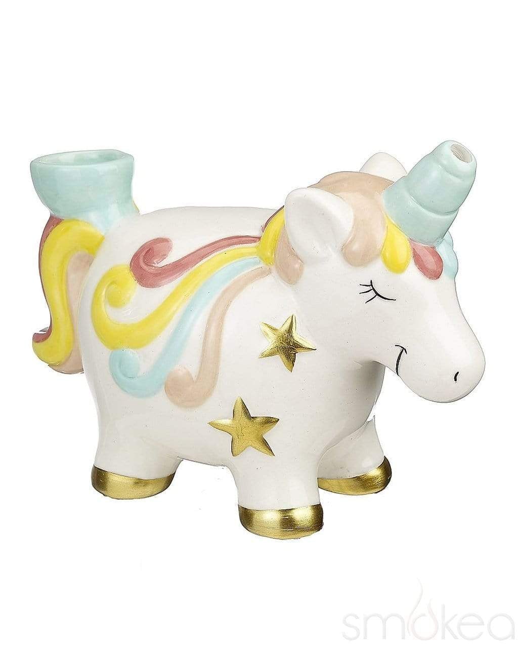 SMOKEA Ceramic Unicorn Pipe