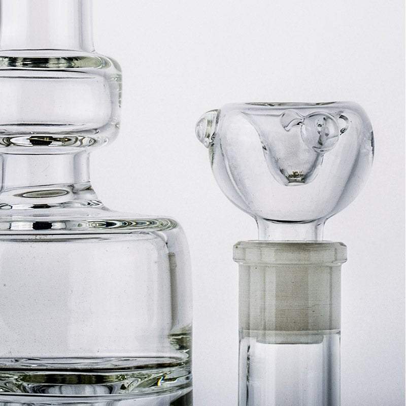 14mm Male Transparent Glass Bowl