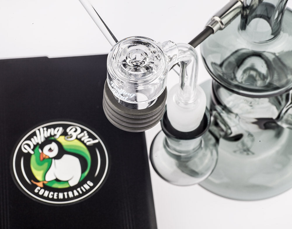 Quartz Enail W/ Grey Recycler Dab Rig Kit