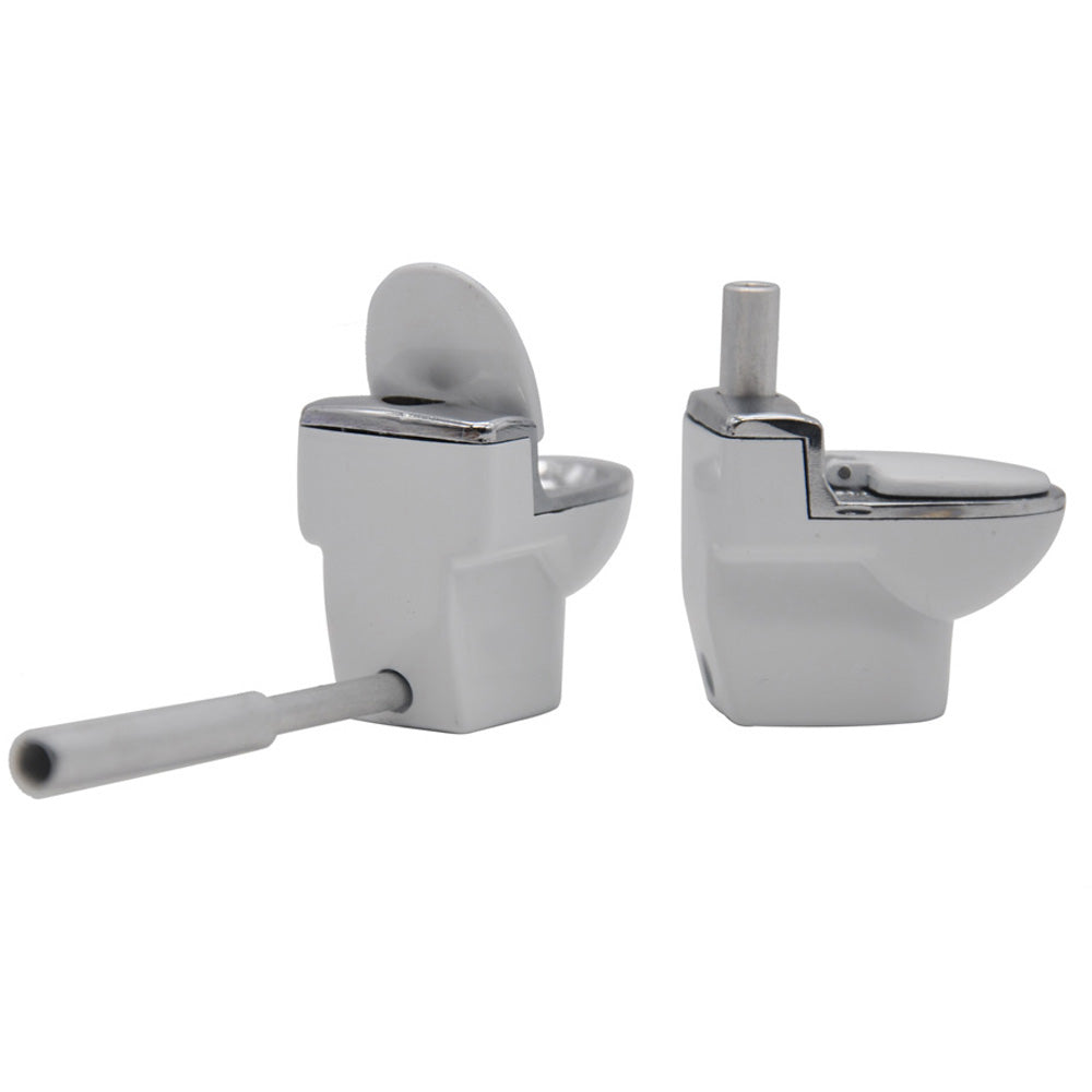 Metal Toilet Smoking Hand Pipe