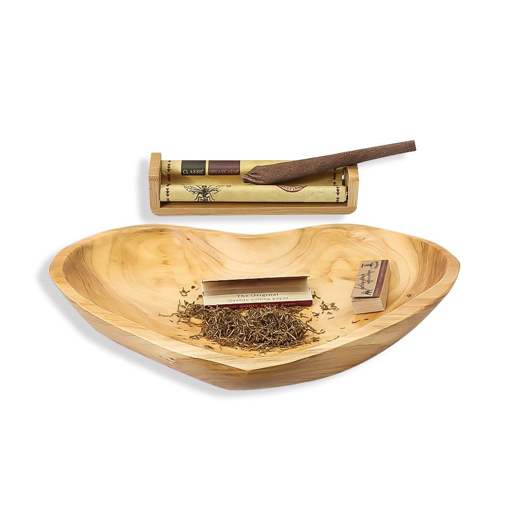 Wooden Cigarette Operation Panel Rolling Tray