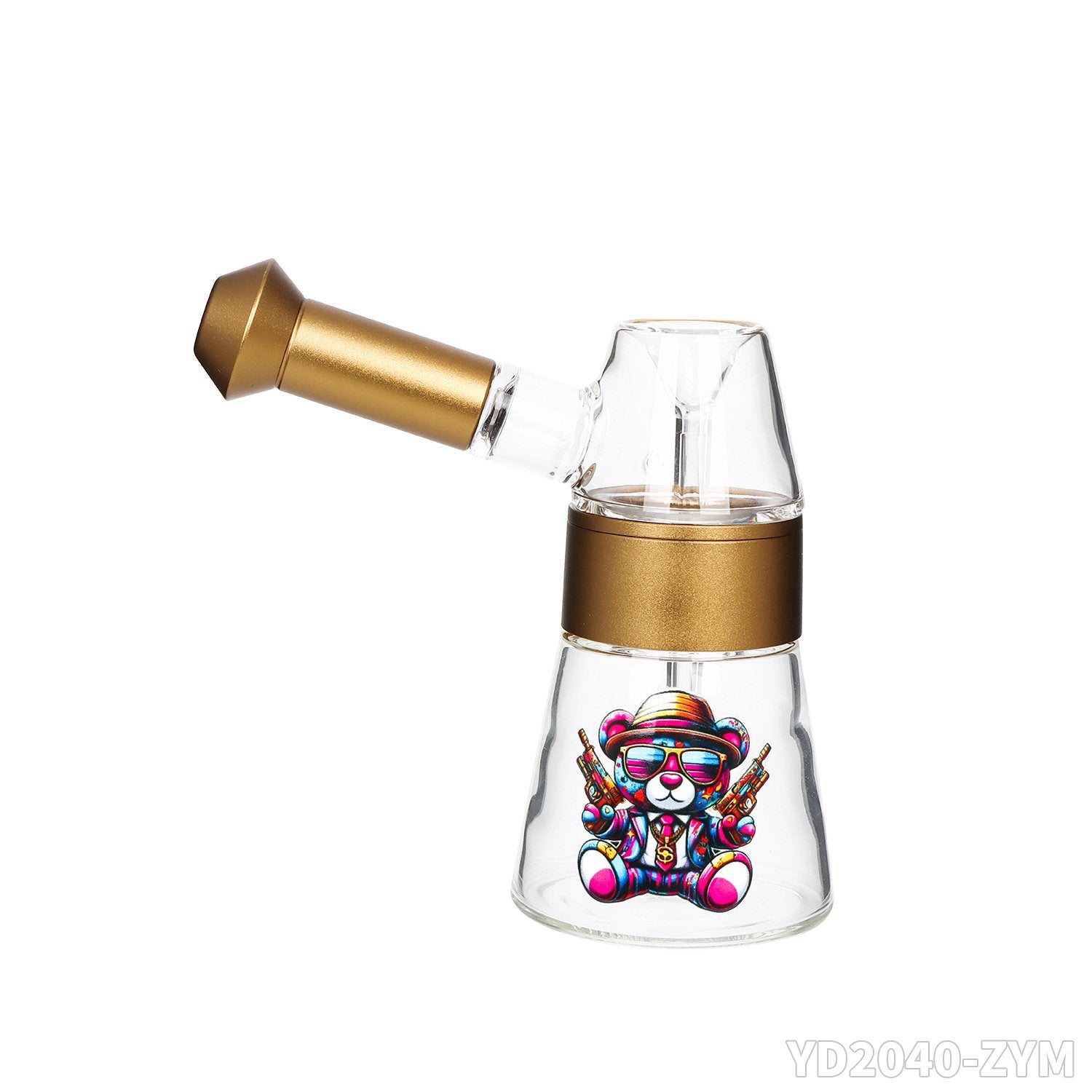3.94“ Mini Glass Beaker Bong with Gift Box