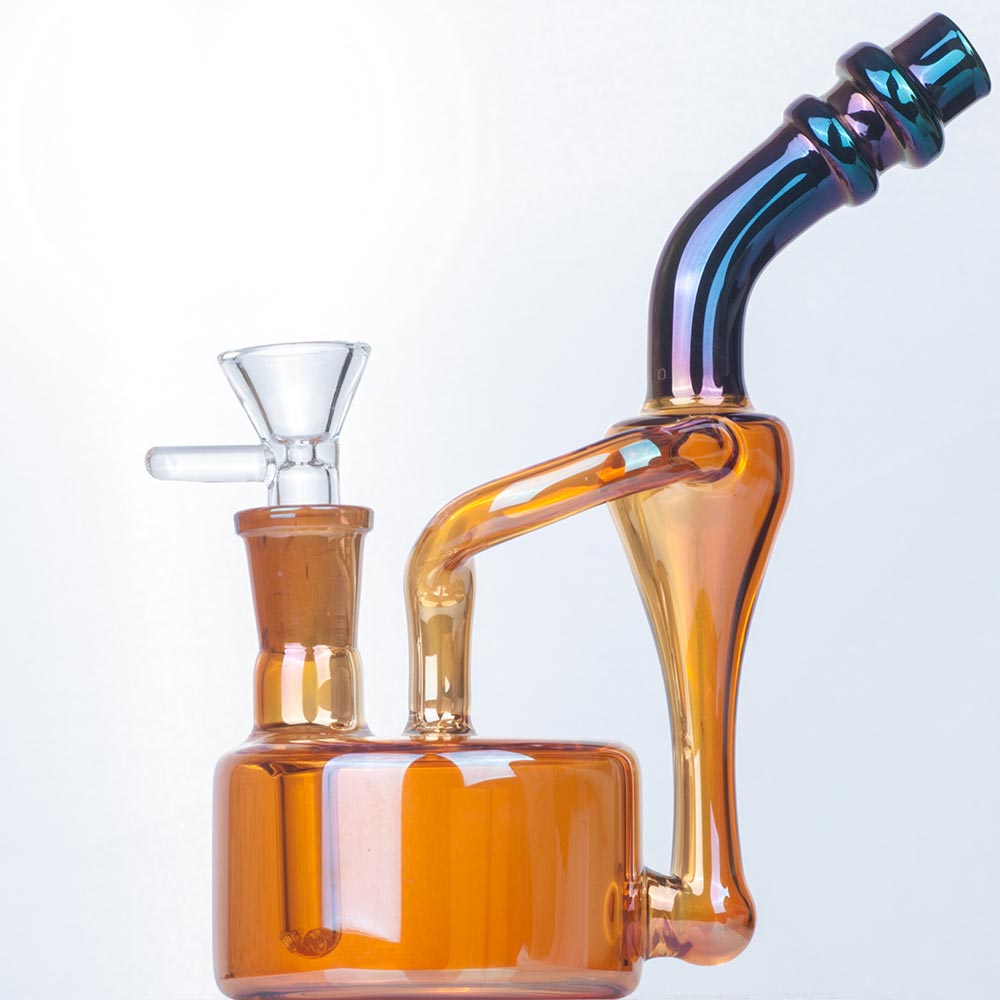 6 Dual Chamber Recycler Dab Rig