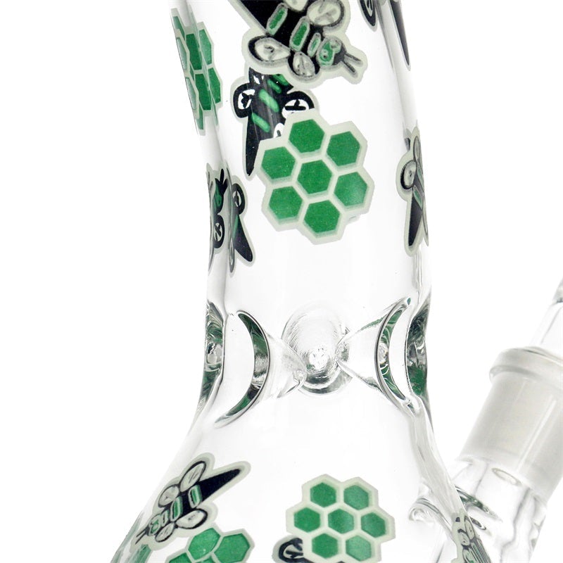 8 Glow-In-The-Dark Honeybee Beaker Bong
