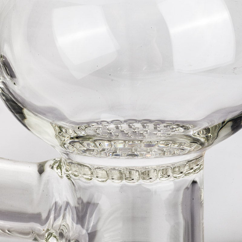 11 Honeycomb Straight Tube Glass Bong