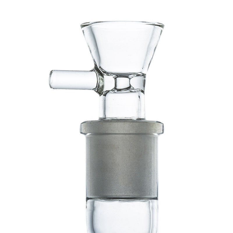 13.8 Straight Tube Double Showerhead Perc Bong