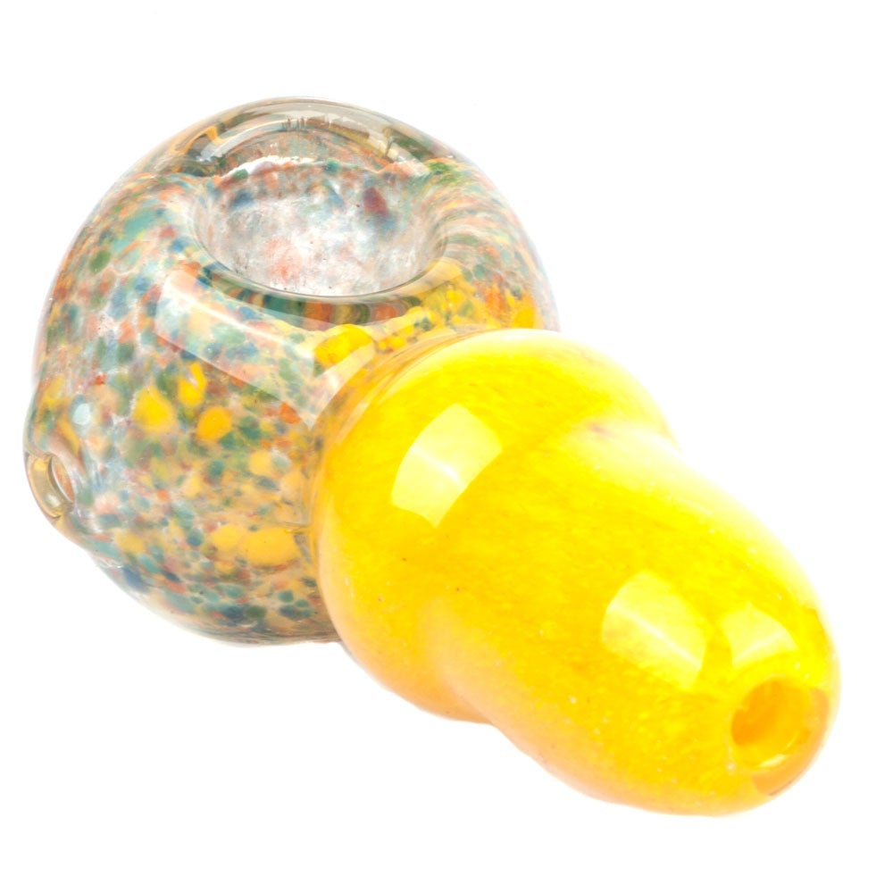 Fritted Pattern Mini Glass Pipe