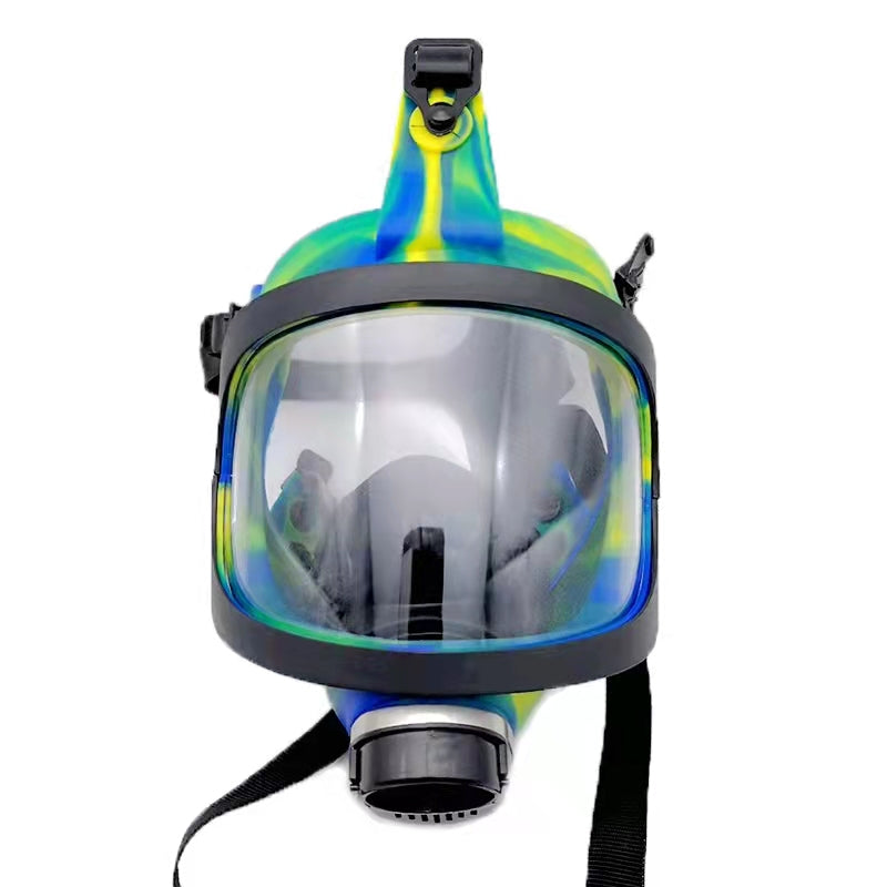 Full Face Silicone Gas Mask Bong w/ Water Pipe Bong