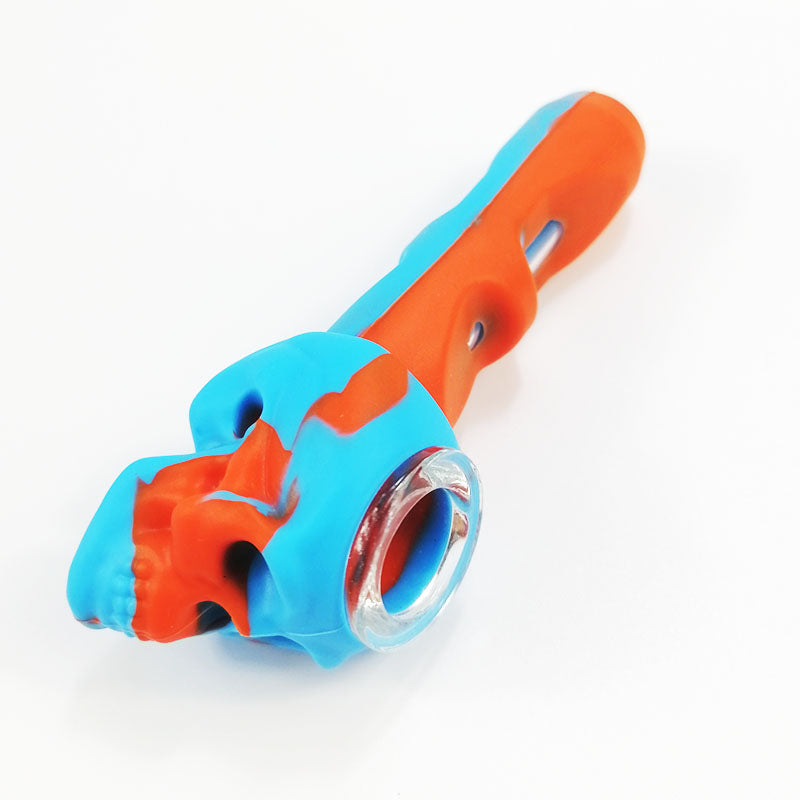 Skull Silicone Hand Pipe